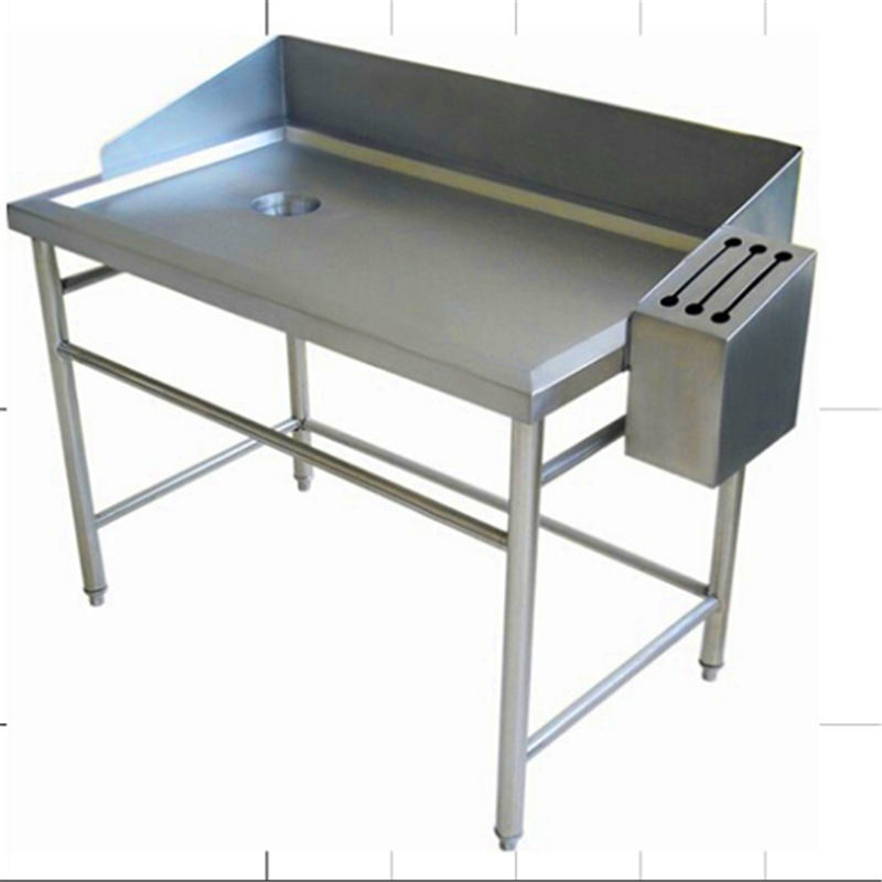 Custom Make Supermarket/commercial Kitchen Stainless Steel Fish Stainless Steel Fish Cleaning Table With Sink