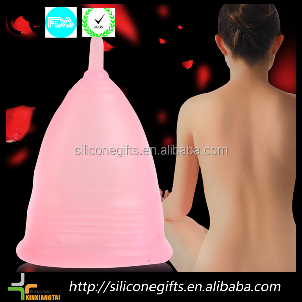エコ再利用可能な着色された女性衛生月経カップ/ menstrationカップ 問屋・仕入れ・卸・卸売り