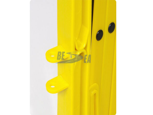 黒黄色のポータブルプラスチック交通安全・拡張障壁/バリケード( dh- eb- 1)問屋・仕入れ・卸・卸売り