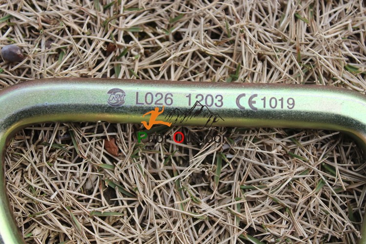 新しい高強度35knでありオートロックカラビナ鋼ラウンド形状ロッククライミングカラビナ安全カラビナフックバルク&カスタム仕入れ・メーカー・工場