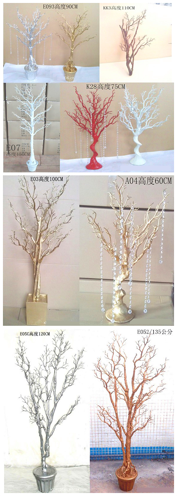 Fabbrica di porcellana 2015 artificiali all ingrosso oro bianco ...