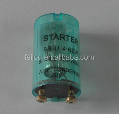 蛍光灯スターターfs-u/fs-2/fs-10グロースターターダークflatbulbコンデンサー付き、 銅ベースpc仕入れ・メーカー・工場