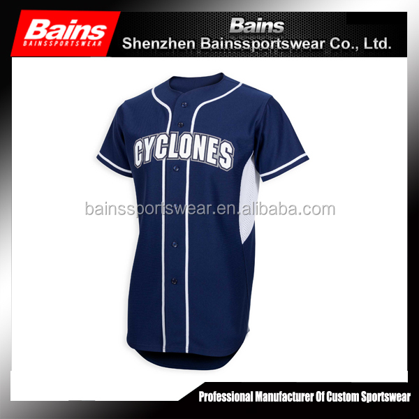 China Supplier 2015 New Product Cheap Wholesale Plain Baseball Jerseys