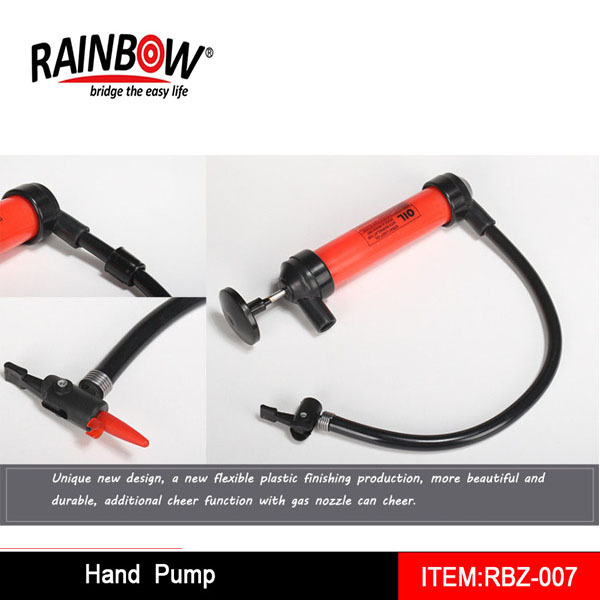 Hand Oil Pump Transmission Fluid Pump/ Plastic Oil Muanal Pump Factory