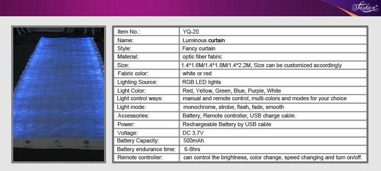 光ファイバーレーザーインダストリーファンシー発光リビングルームのカーテン仕入れ・メーカー・工場