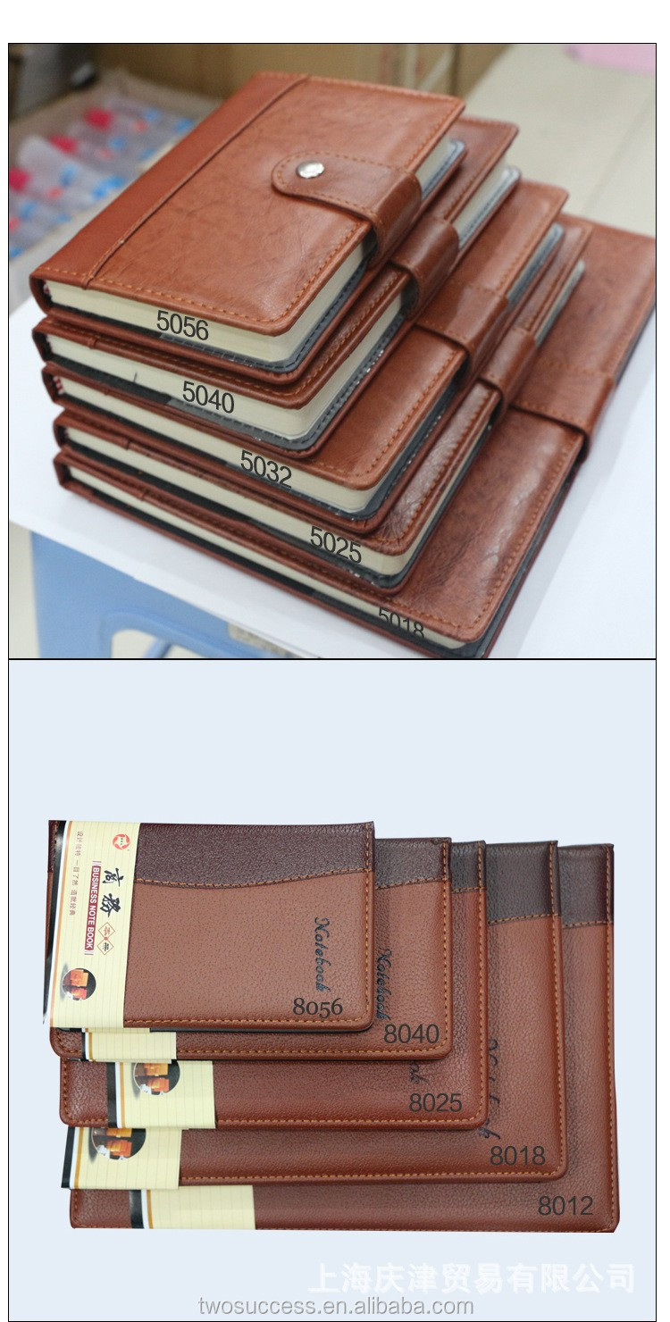 Excellent Handmade PU Leather Custom Paper Notebook .jpg