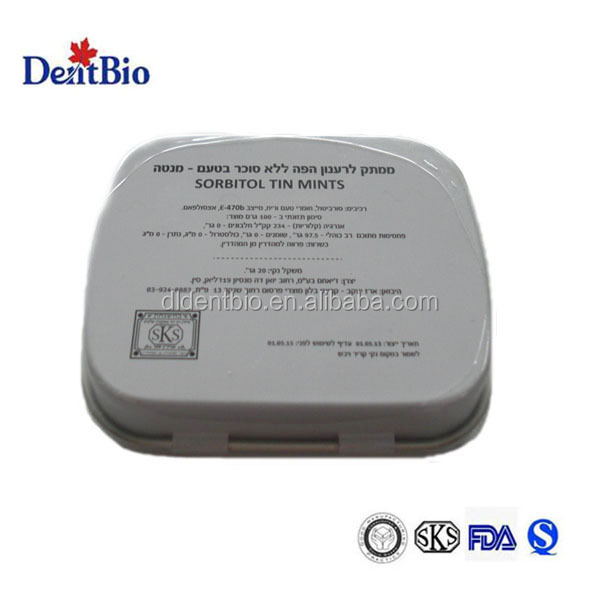 0.4g candy Click clack tin packing mints