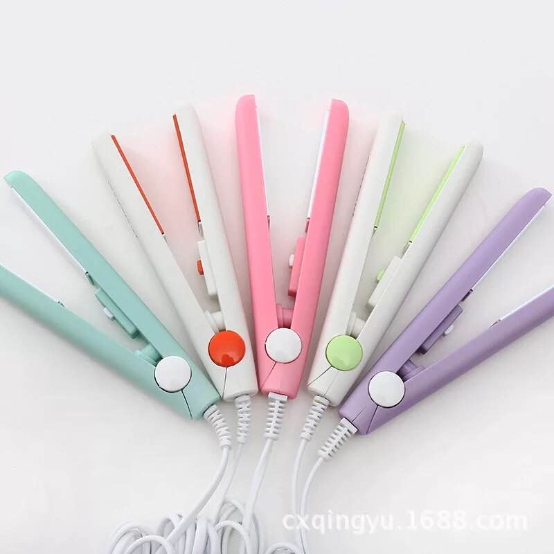 Wholesale Travel Use Mini Flat Iron Professional rechargeable portable frame electric korean mini hair straightener