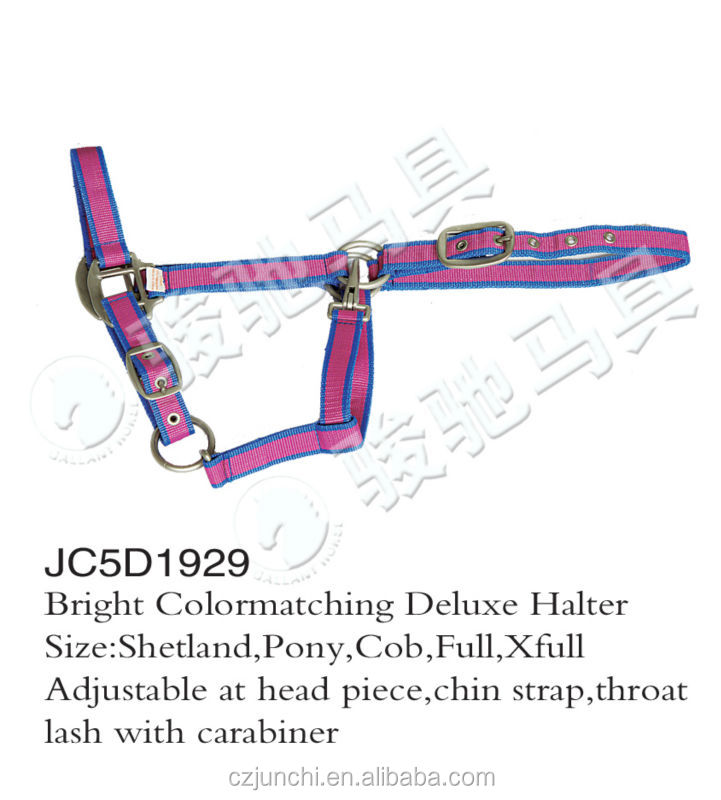 明るいcolormatchingjc5d1929デラックス馬ホールター問屋・仕入れ・卸・卸売り
