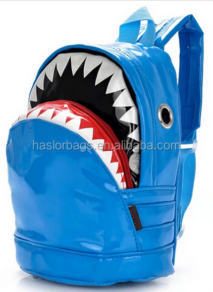Funny Shark Shape Large School Backpack for Boy