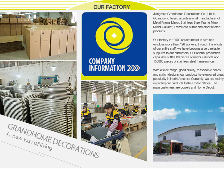 2015 wohnmöbel romantische spiegel moderner badezimmerschrank-Kabinett