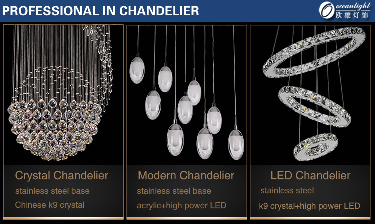 ledスチールクリスタルのシャンデリア、 シャンデリアクリスタルランプ、 近代的なクリスタルのシャンデリア問屋・仕入れ・卸・卸売り