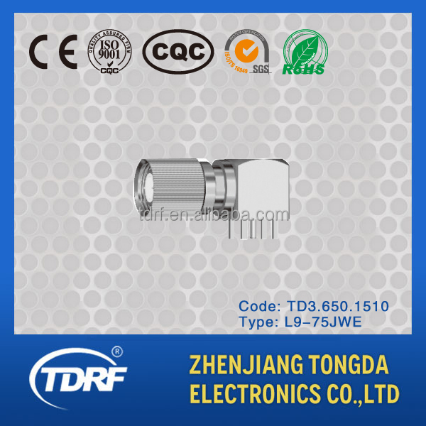 1.6/5.6( l9) バルクヘッドマウントコネクタrf同軸コネクタ仕入れ・メーカー・工場