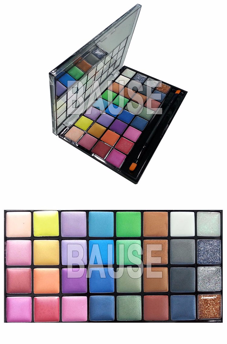 Private Label 32 Colors Cream Eye Shadow Palette Waterproof 32 Color