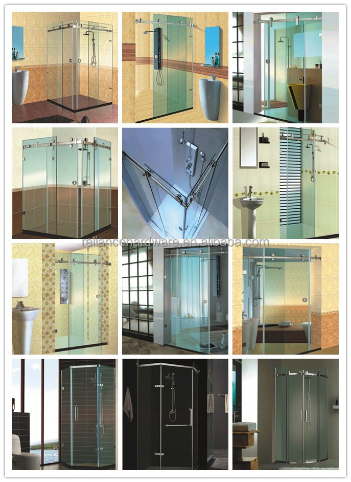 新しいスタイルのステンレス鋼スライドガラスのシャワーのエンクロージャ継手、 ガラスドアの金具をスライド問屋・仕入れ・卸・卸売り