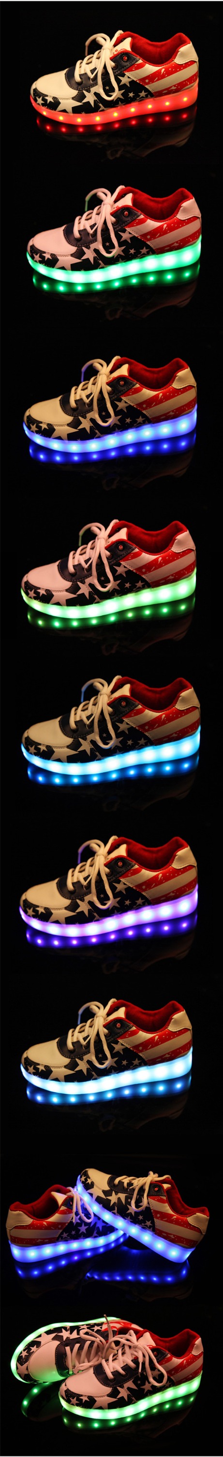 女性カラフル2015光る靴アップライトが付いているled明るい靴仕入れ・メーカー・工場