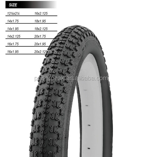 24x2 125 bike tire tube