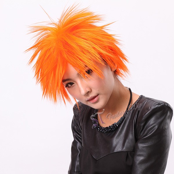 St Short Cute Orange Girls Naruto Cosplay Wig Buy Naruto