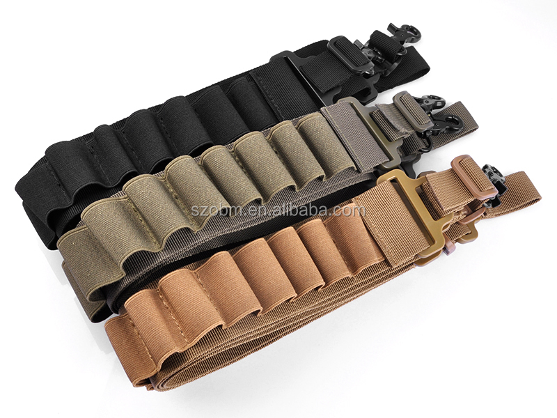 2015新しいスタイルの卸売高品質の色調節可能な屋外狩猟ショットガン戦術的なベルト仕入れ・メーカー・工場