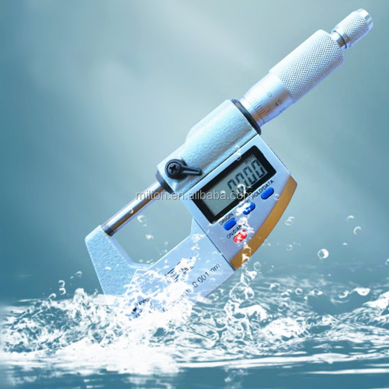 001mm ip65 water proof digital micrometer