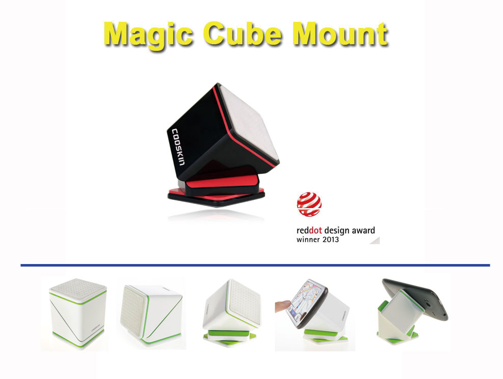 reddot and idea award magic cube design universal magnetic