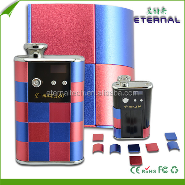 Shenzhen Eternal VV 3~6V VW 3~15W OLED Screen T-max S80 Ecigator Vamo,5000mah Battery Ecigator Vamo