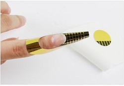 耐久性のあるプラスチックstickness2015新しいデザインネイルフォーム、 デュアルネイルフォーム 問屋・仕入れ・卸・卸売り
