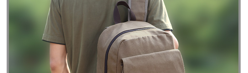 卸売高品質のコットンキャンバスプレーンバックパックキャンバス学生の袋仕入れ・メーカー・工場