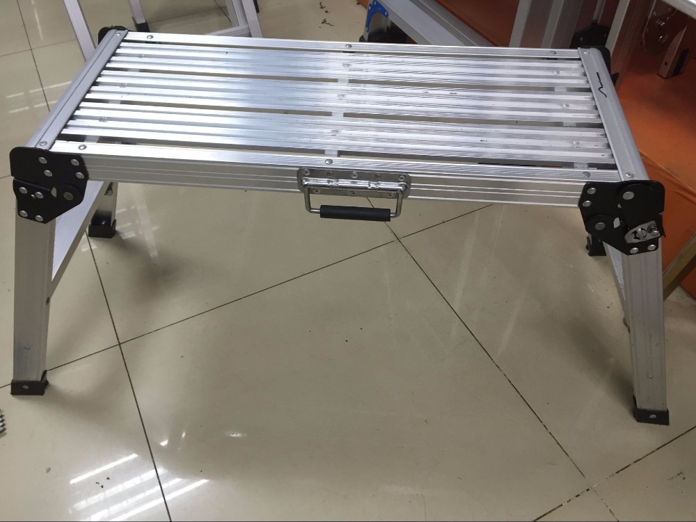 aluminum-platform-car-wash-step-stool-folding-work-platform-step-ladder