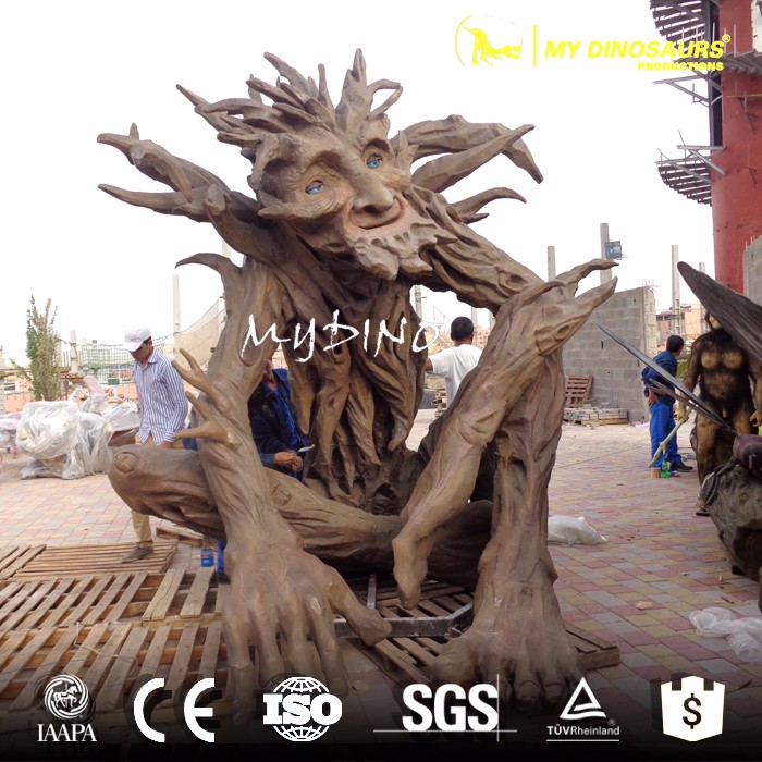 MY Dino-F28-2 Outdoor Zoo Attractions Life Size Animated Talking Tree