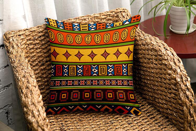 アフリカの民俗ハンドメイド刺繍クッションカバーデザインの卸売仕入れ・メーカー・工場
