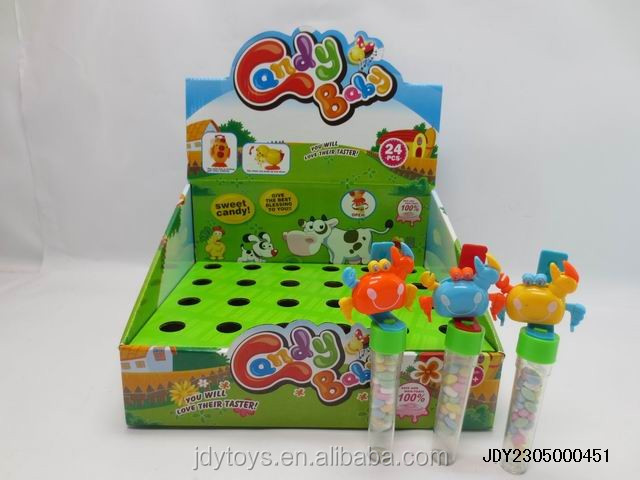 Hot Sale Plastic W/D Sun, Moon , Stars Candy Toy,Promotional candy bar children sugar Candy Toy,Cantoon Candy Toy
