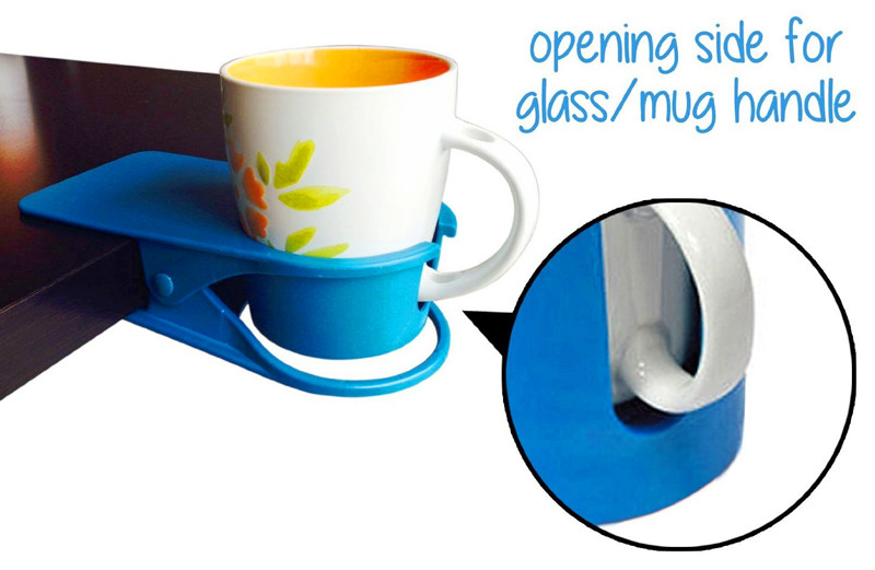 Office Desk Big Size Plastic Drink Clip Table Cup Holder Buy Tdable