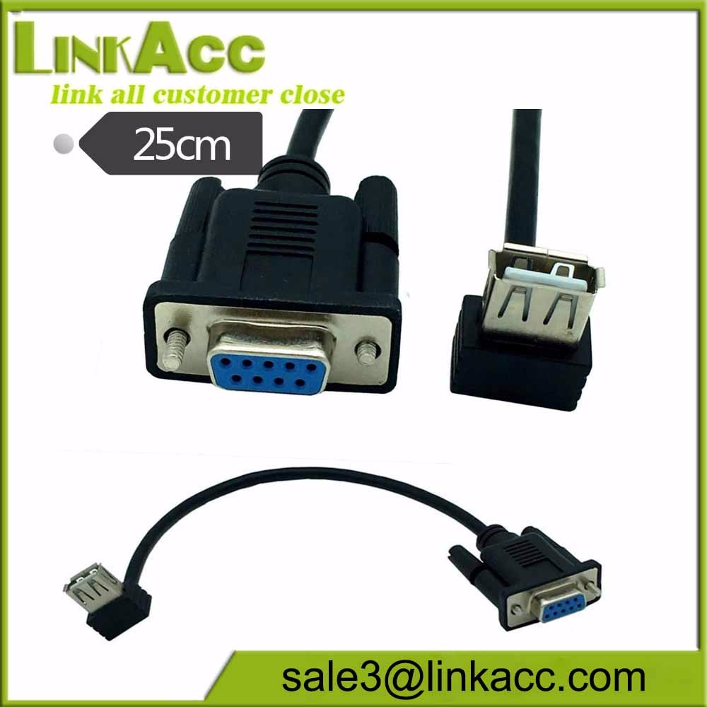 Wade Bevise Modsatte Source USB Mini to RS232 Female to Female Port Serial 9P DB9 Terminal  debugging Cable on m.alibaba.com