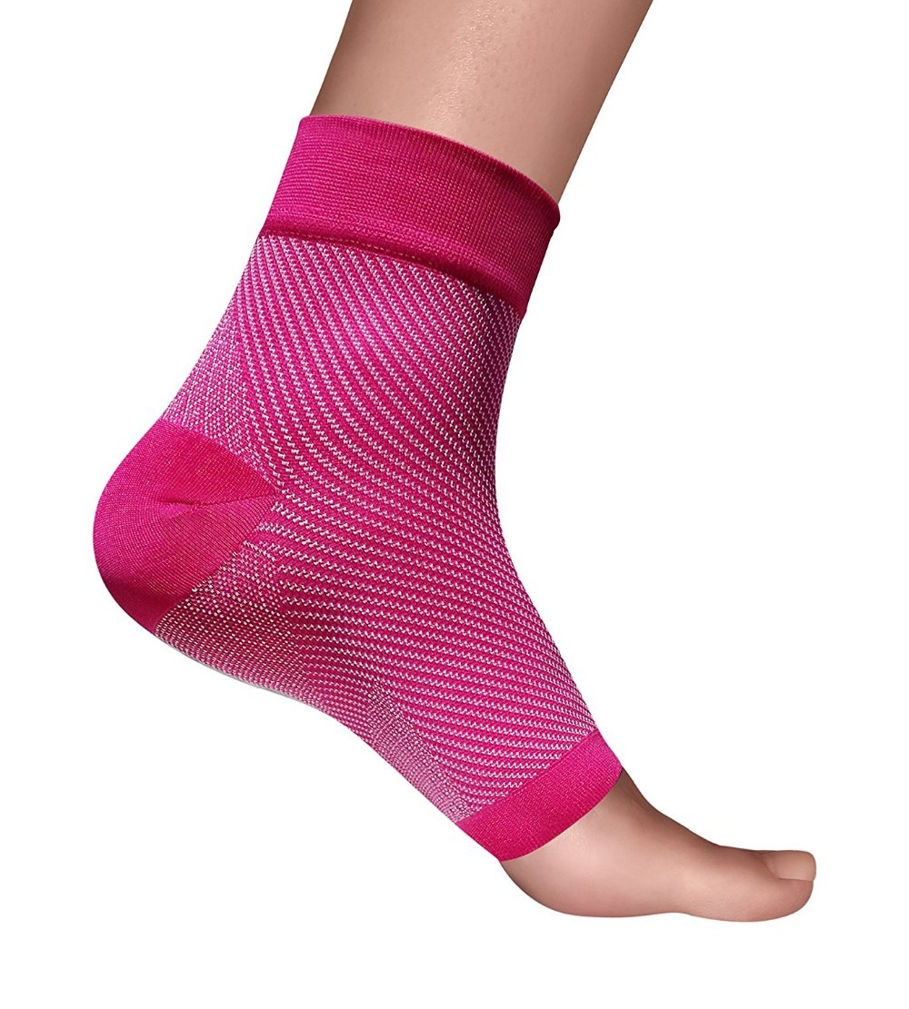 Foot Compression Sleeves Toeless Socks For Heel Arch & Ankle Braces Support Relieves Pain Of