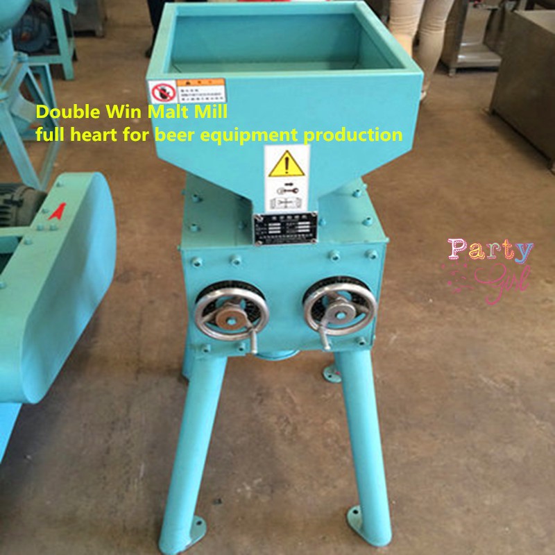 High Production Grain Mill For Beer Brewing Or Distilling,Double Roller