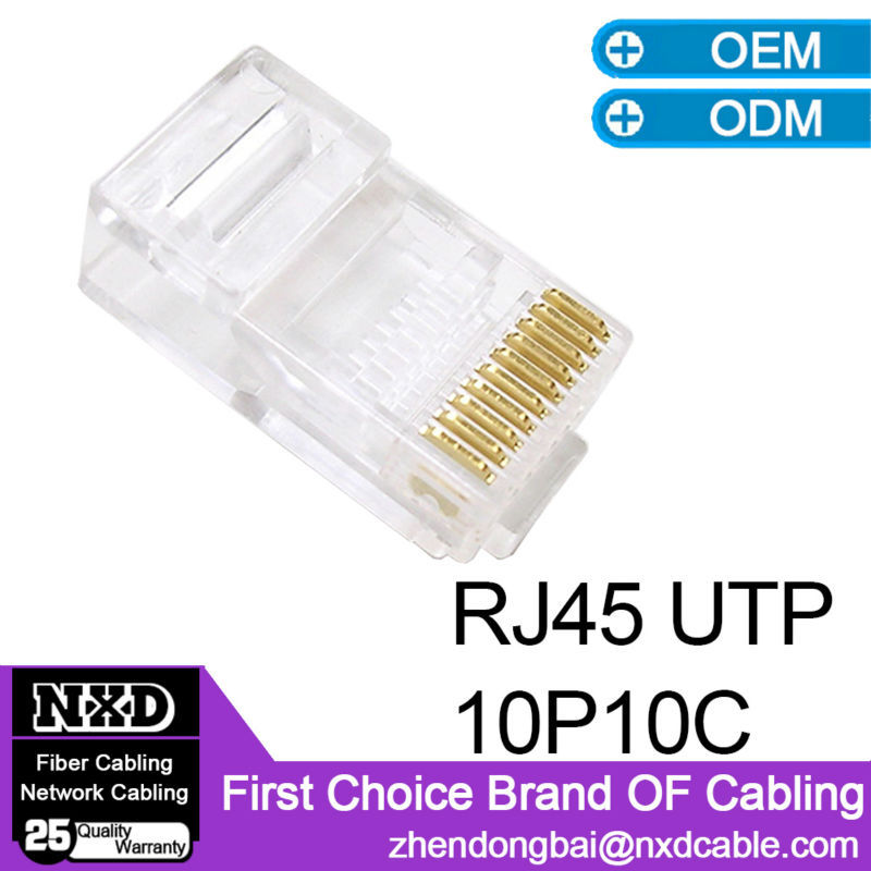 10ピンrj45コネクタ、 異なるrj45をフランジコネクタケーブル、 cat7rj45プラグ10ピンコネクタ問屋・仕入れ・卸・卸売り