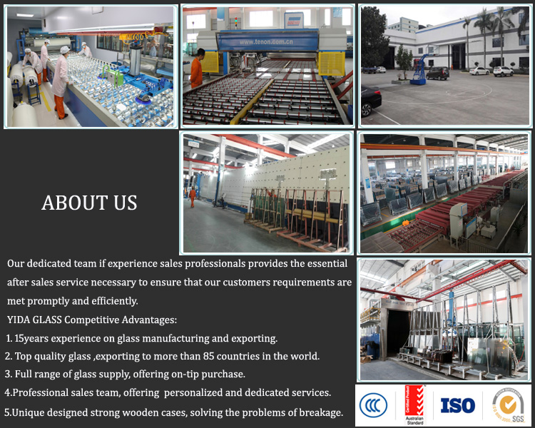 Excellence blue Dark grey reflective glass for building glass windows
