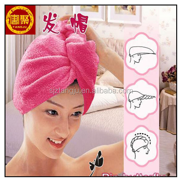 Microfiber Hair Wraps Towel For Spa Use Head Towel Wrap With