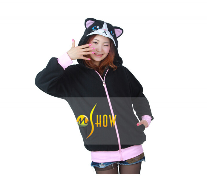 女性の動物2014年最新スタイルフーディジャケット甘いコートコットン製ハロウィーンパーティーのために問屋・仕入れ・卸・卸売り