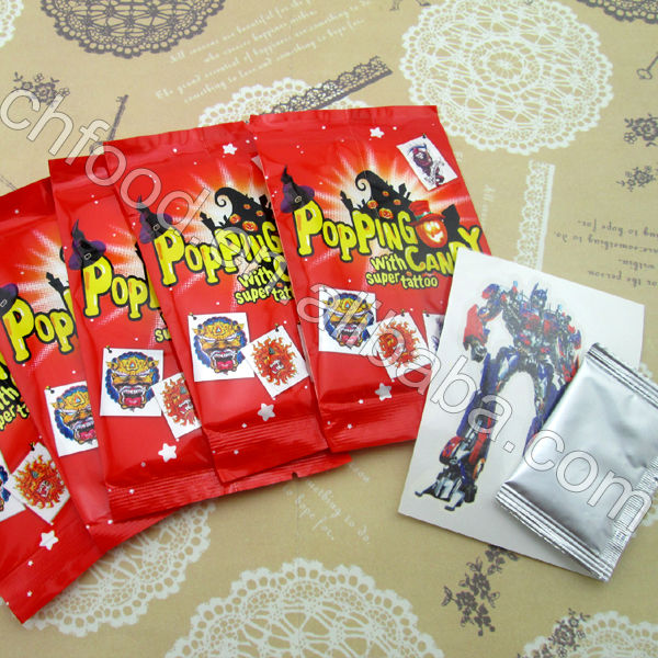 2014 Popping Candy With Super Big Tattoo