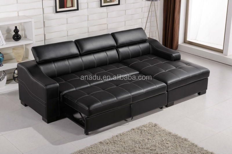 Venta caliente modelismo de cuero sofá cama para living room ... Sofacamas cuero