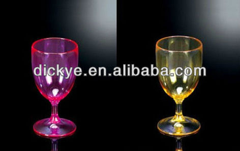Unique plastic red wine goblets /glass /cup for promotion