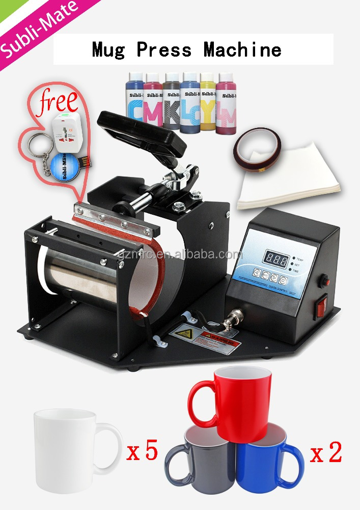 DIY package sublimation mugs heat press machine to make circuit printed for small business