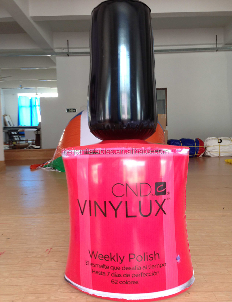 Pvc Custom Made Inflatable Nail Polish Bottle Design Buy Custom Nail