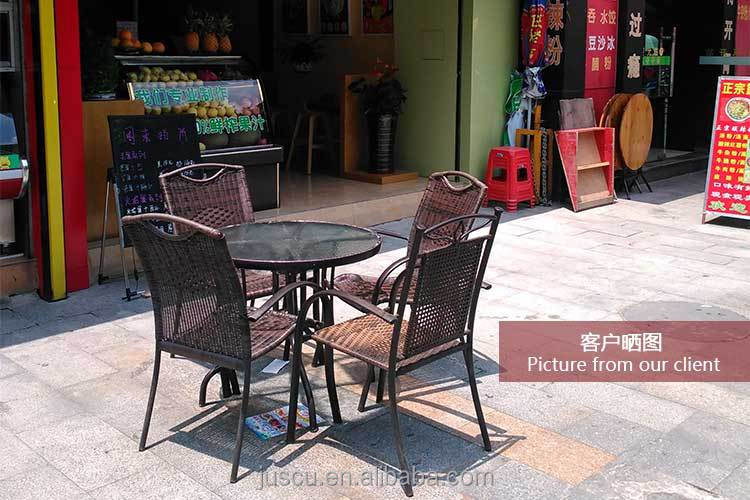 のコーヒーテーブルとカフェ椅子籐の椅子とラウンドテーブルのためのカフェ/コーヒーショップ仕入れ・メーカー・工場