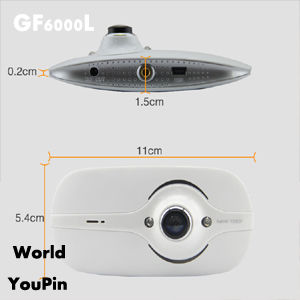 GF6000L Car camera DVR Full HD 19201080P140 Degree Wide Angle Lens + G-Sensor + Night Vision 52