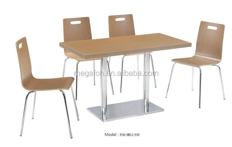 高品質合板レストラン家具商業テーブル と椅子セット (FOH-XM12-595)仕入れ・メーカー・工場