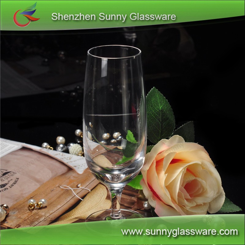 Luxury wine glass wedding champagne flute in glass