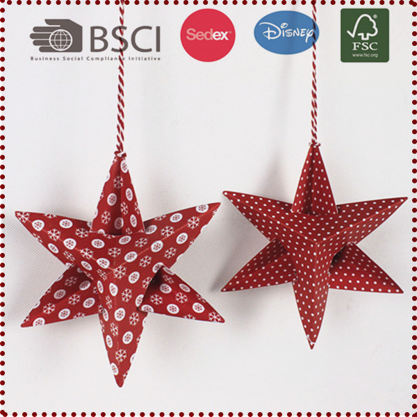 新しい紙のためのスター2016クリスマスの手工芸品仕入れ・メーカー・工場